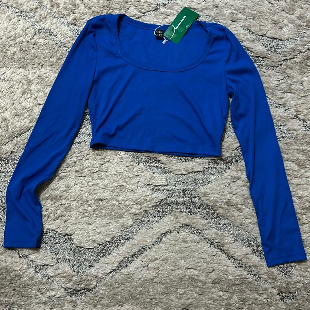 Medium/6 , royal blue , SHEIN
